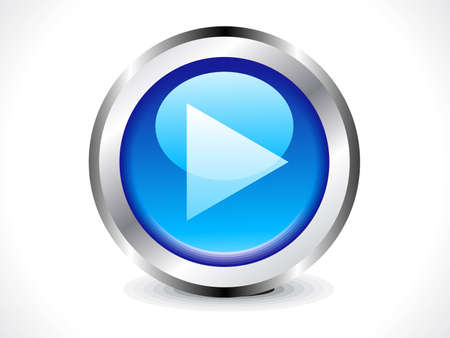 abstract glossy play button vector illustrationのイラスト素材