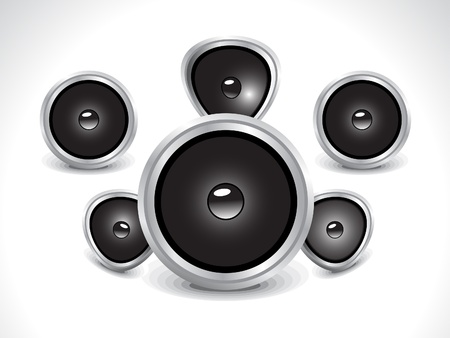 abstract sound icon のイラスト素材