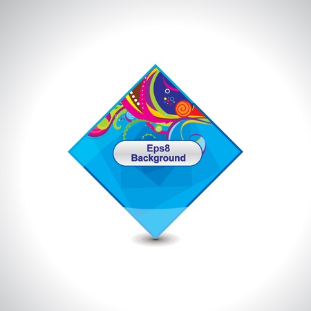 abstract rectangular background vector illustration のイラスト素材