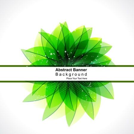 abstract glossy green leaf background illustration のイラスト素材