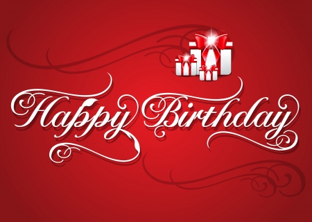 happy birthday card のイラスト素材