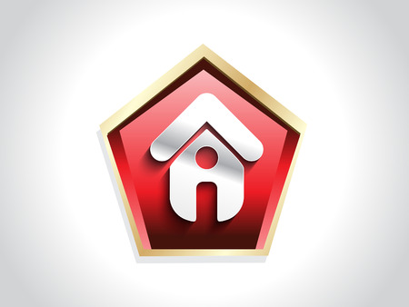 home icon button vector illustrationのイラスト素材
