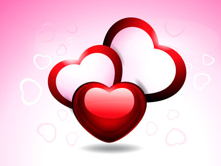Valenstine day Card Vector illustration のイラスト素材