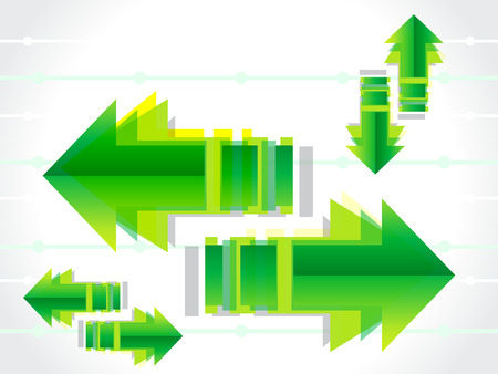 Glossy Arrow background Vector illustration のイラスト素材