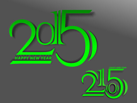 Happy New Year 2015 のイラスト素材