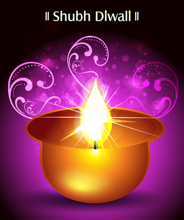 Shubh diwali Background illustration のイラスト素材