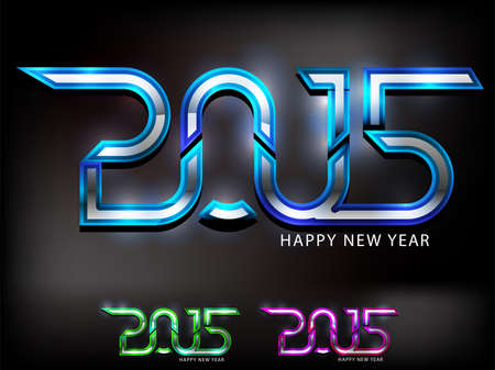 happy new year text background vector illustrationのイラスト素材