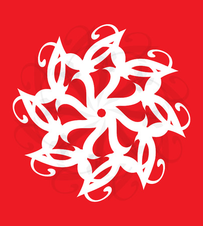 Vector Floral Flower Background illustrationのイラスト素材