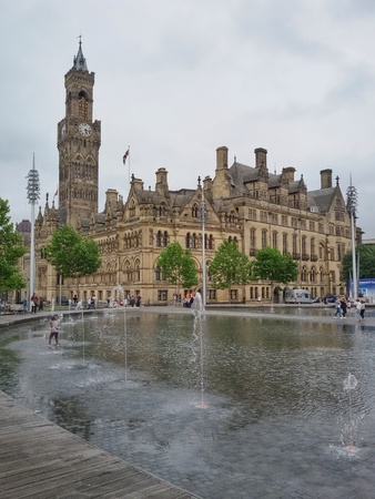 Fountain in the cityのeditorial素材