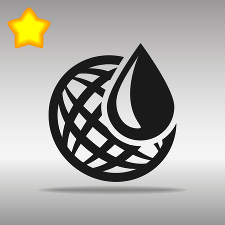Humidity weather Sensor black Icon button logo symbol concept high quality on the gray backgroundのイラスト素材