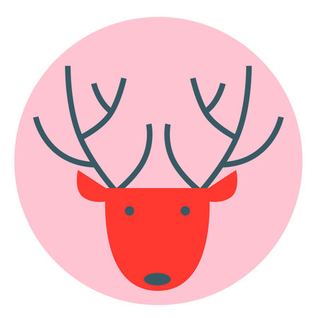 Christmas time flat vector template. Decorative toys. Traditional new year celebration accessories. Traditional Christmas and New Year elements. EPS 10.のイラスト素材