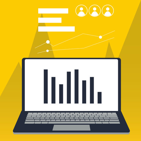 data analysis design, vector illustration eps10 graphic   backgroundのイラスト素材