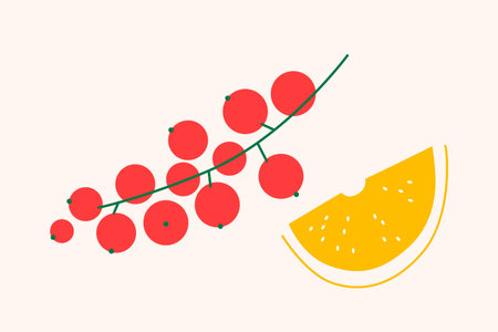 Tropical Fruits Flat Vector Banner for Summer Market Promotion and Food Advertising