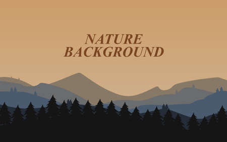 Nature mounth backgroundのイラスト素材