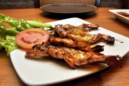 Bago honey grilled shrimp is traditional Indonesian cuisine is quite popularの写真素材