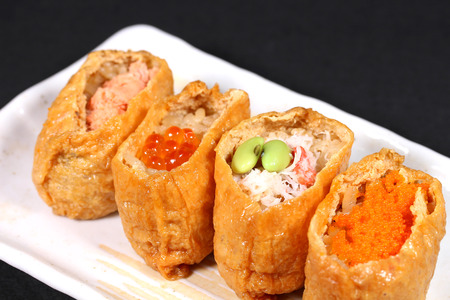 Inari sushi, Japanese cuisineの写真素材