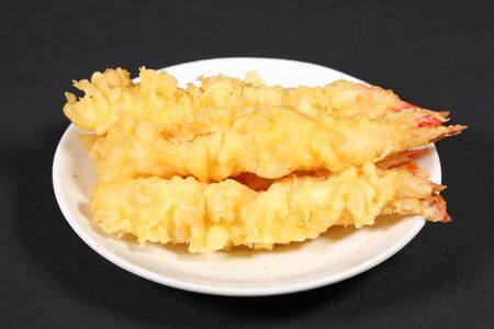 Japanese food, Tempura shrimpsの写真素材