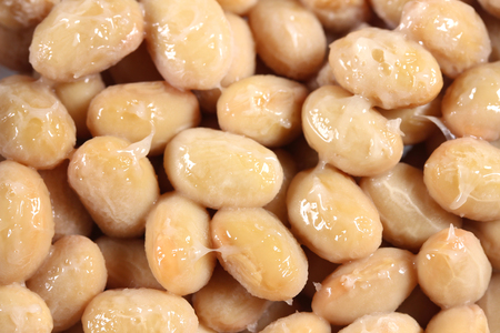 Natto, Japanese fermented soybeansの写真素材