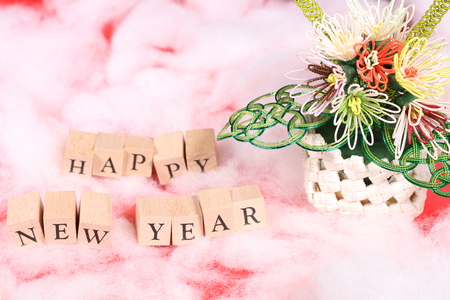 Happy new year imageの写真素材