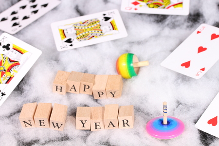 Happy new year imageの写真素材