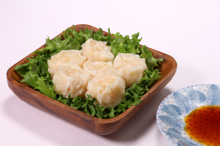 Shrimp Shumai, Steamed meat dumplingの写真素材