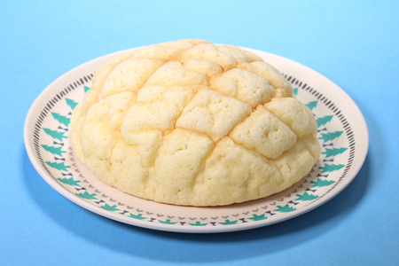 Sweet bread shaped like a melonの写真素材
