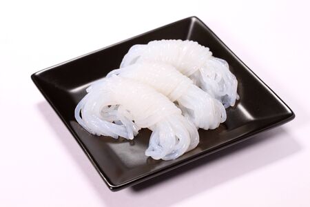 Japanese food Konnyaku,material of Oden (Japanese hot pot)の写真素材