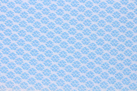 Blue sponge cleaner close up