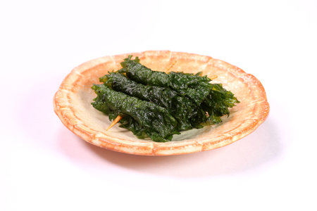 Shiso-maki, a local dish from the Tohoku region of Japanの写真素材