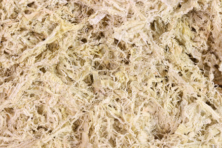 Japanese traditional food "Tororo Konbu" (thinly shaved kelp) close upの写真素材