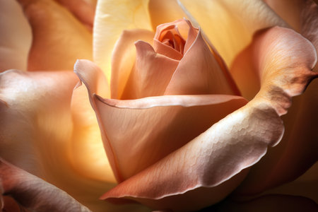 Pale pink rose close up shot. Textured background. Generative AIの素材