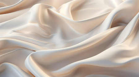White silk fabric close up backgroundの素材
