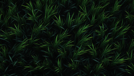 Grass pattern background in dark tonesの素材