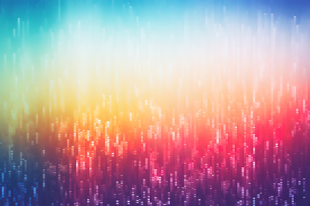 Colorful abstract gradient background with pixelsの素材