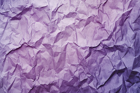 Pastel lilac recycled paper crumpled texture backgroundの素材