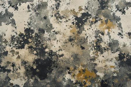 Abstract rusty wall with gray and beige tones. Camouflage tonesの素材