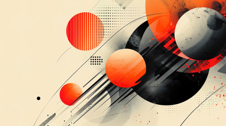 Geometric modern abstract graphic design wallpaperの素材