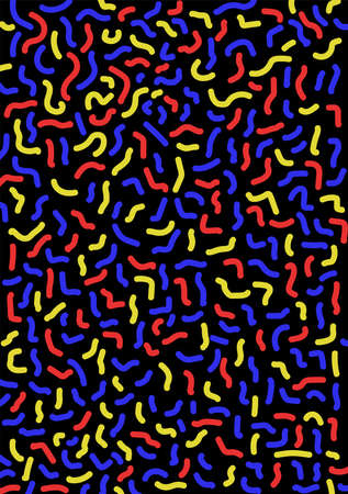 Abstract line doodle backgroundのイラスト素材