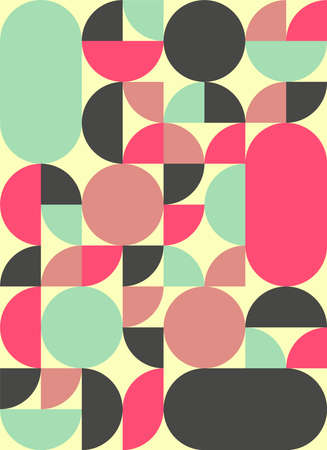 Background abstract geometric flat design styleのイラスト素材