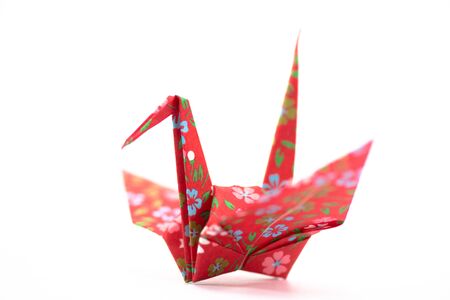 Origami craneの写真素材