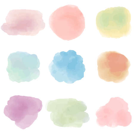 Watercolor Illustration, isolated on white background.のイラスト素材