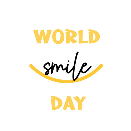 World Smile Day Vector Template Illustrationのイラスト素材