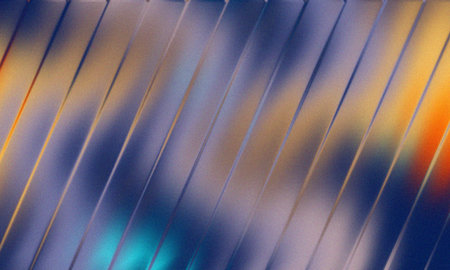 Abstract diagonal streaks of color gradient background texture overlay pattern