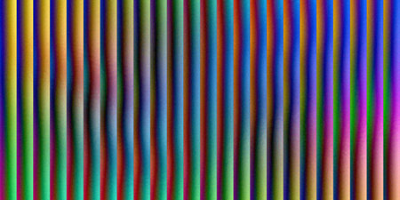 Vibrant spectrum of colorful vertical wavy stripes creating an abstract and dynamic textured backgroundの写真素材