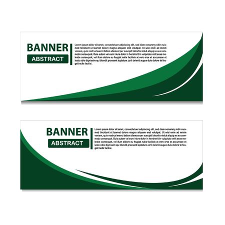 Banner Abstract Design Template004のイラスト素材