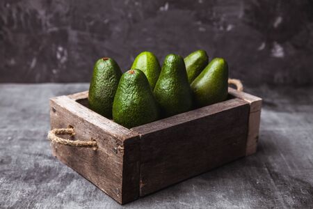 Avocado. Food on the tableの写真素材