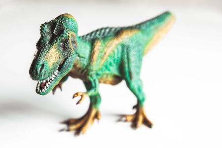 Isolated dinosaur on white backgroundの写真素材