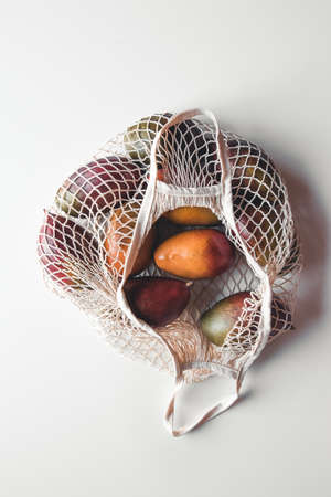 Mango on a white background. Healthy food, healthy lifestyle.の写真素材