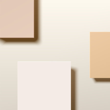 Abstract realistic 3D beige, cream geometric rectangles frame set, shadow. Top of cube pedestal or stand podium design. Product display. Minimal wall scene. Vector illustrationのイラスト素材