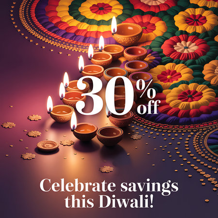 Happy Diwali - Deepavali celebration of Hindu festival of lightsの素材